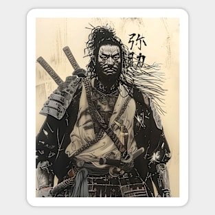 Yasuke (弥助) Black Samurai in 1579 Feudal Japan No. 12 Magnet